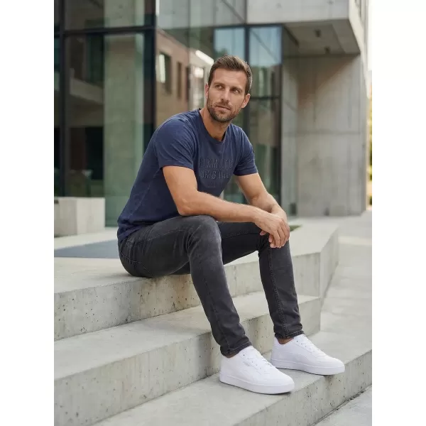  Tricou pentru bărbați KIXMI SALEM ALBASTRU INCHIS 