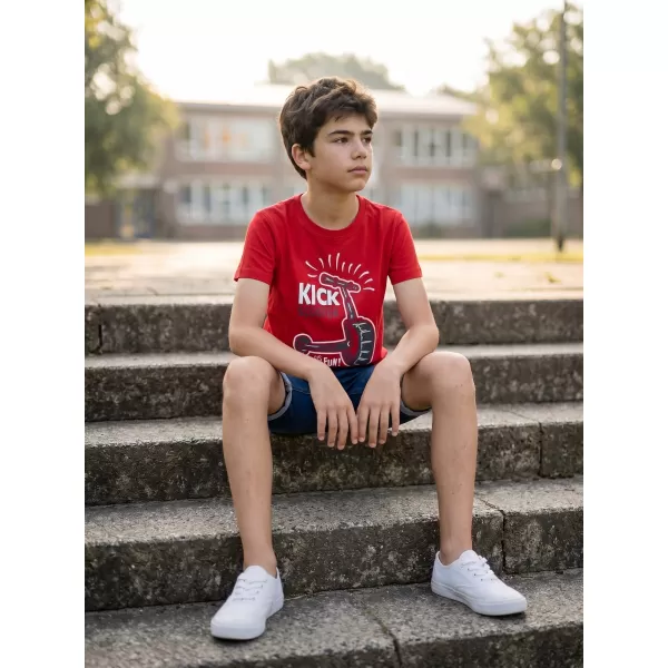 Cămașă de băieți SAM 73 BLUTO KT 521 ROŞU 