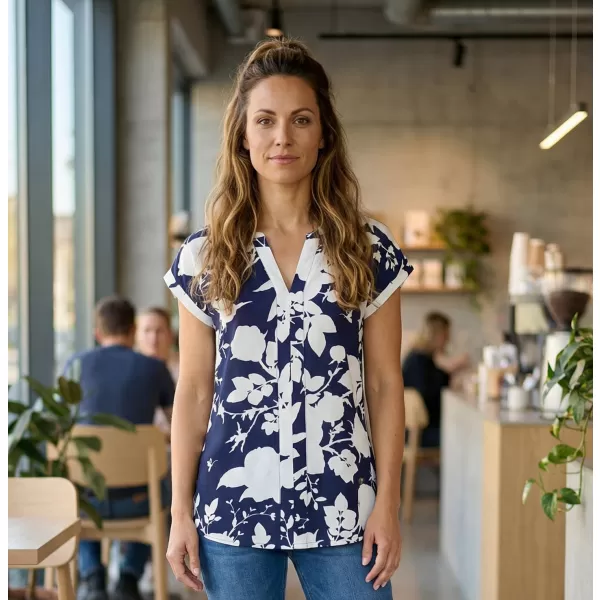  Bluza de dama KIXMI SABINE ALBASTRU INCHIS 