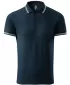 Tricou pentru bărbați cu guler ALTISPORT NoPrint NP/ALM912 ALBASTRU MARIN