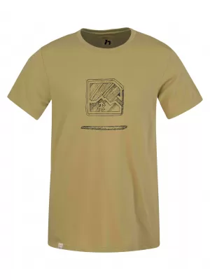 Tricou pentru bărbați HANNAH MIKO KAKI/ANTRACIT