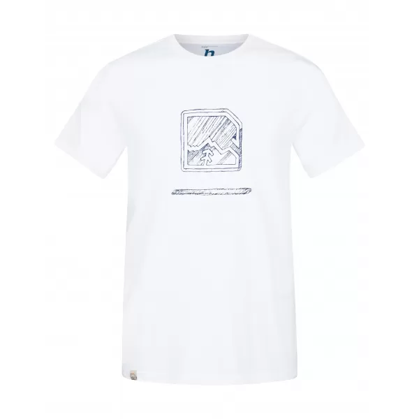  Tricou pentru bărbați HANNAH MIKO ALB 