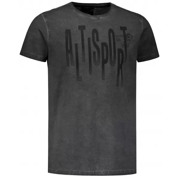  Tricou pentru bărbați ALTISPORT CARLSON GRI INCHIS 