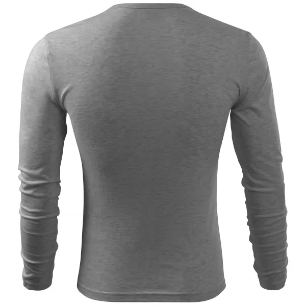  Tricou pentru bărbați cu mâneci lungi ALTISPORT NoPrint NP/ALM911 EVIDENȚIERI GRI ÎNCHIS 