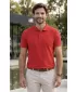 Tricou pentru bărbați cu guler ALTISPORT NoPrint NP/ALM302 ROȘU