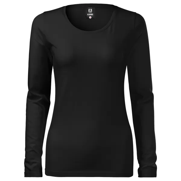  Tricou de damă cu mâneci lungi ALTISPORT NoPrint NP/ALW931 NEGRU 