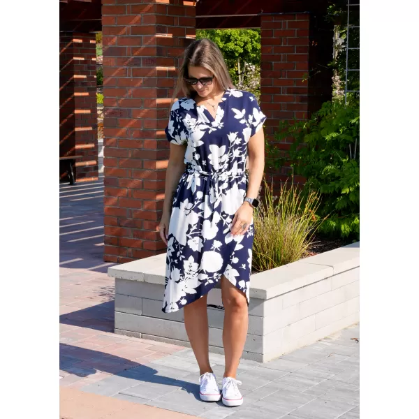  Rochie KIXMI SESSILY ALBASTRU INCHIS 