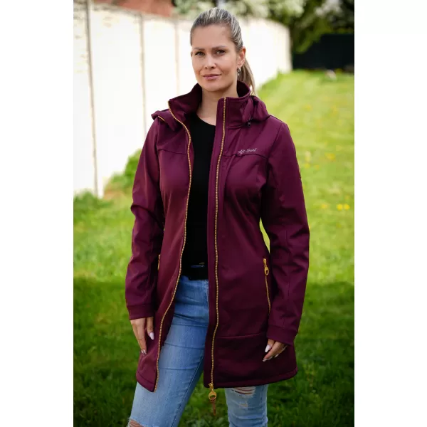  Palton softshell dama ALTISPORT CIARA BURGUNDIA 