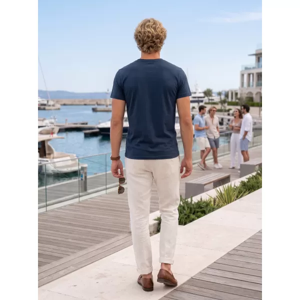 Tricou pentru bărbați ALTISPORT NoPrint NP/ALM921 ALBASTRU MARIN 