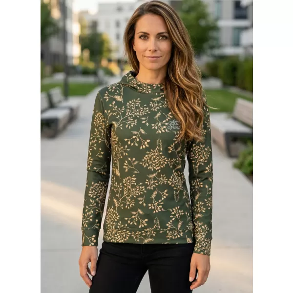  Hanorac funcțional premium pentru femei ALTISPORT VOJ/ALW025MI01 MILITAR 