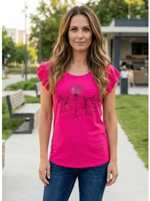 Tricou pentru femei KIXMI SAMMI ROZ