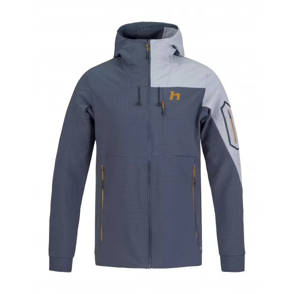  Jachetă pentru bărbați HANNAH AREN HOODY CERNEALĂ/PIELE DE RECHIN 