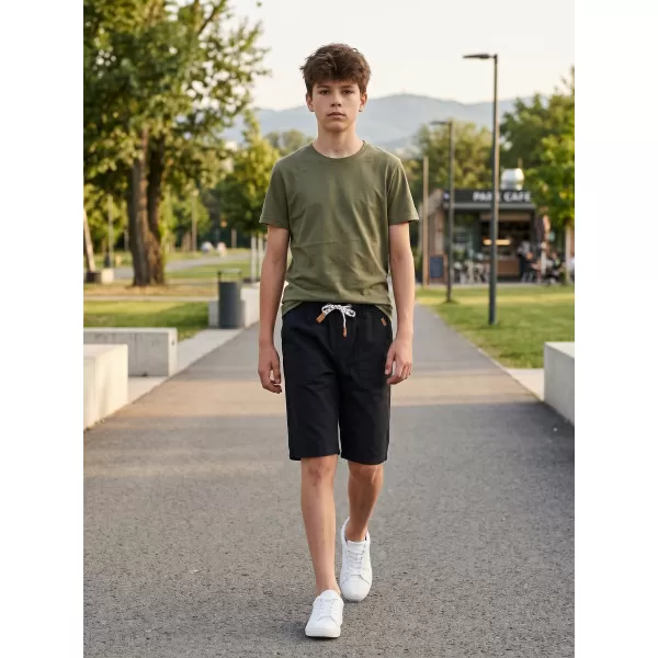  Pantaloni scurți pentru băieți SAM 73 FALKO KS 511 NEGRU 