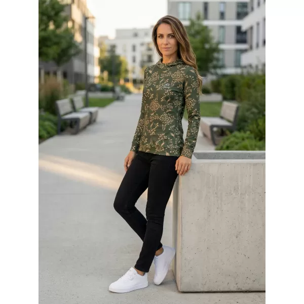  Hanorac funcțional premium pentru femei ALTISPORT VOJ/ALW025MI01 MILITAR 