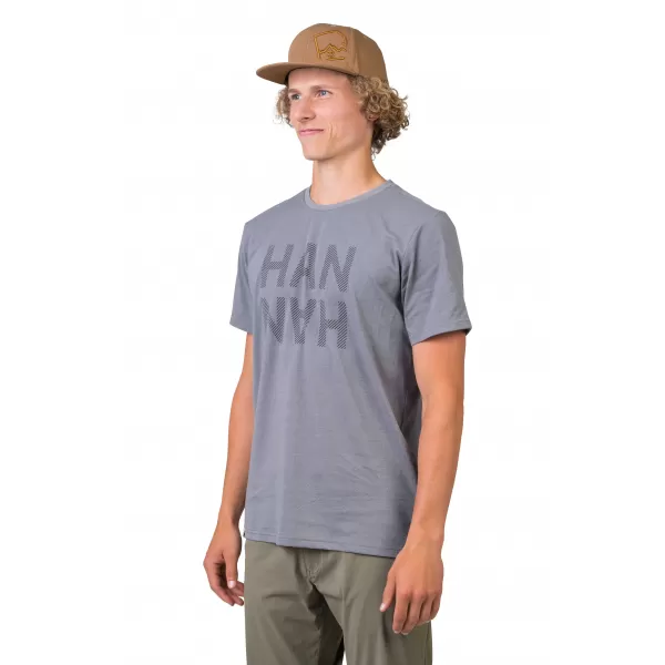  Tricou pentru bărbați HANNAH GREM GRI OȚEL MEL/NEGRU 