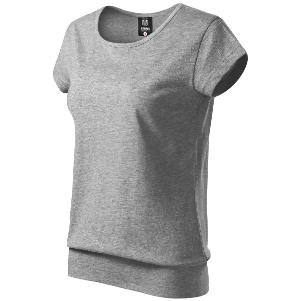  Tricou pentru femei ALTISPORT NoPrint NP/ALW021 EVIDENȚIERI GRI ÎNCHIS 