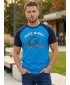 Tricou pentru bărbați SAM 73 ESTEBAN MT 841 ALBASTRU STRĂLUCITOR