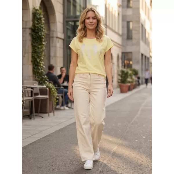  Tricou pentru femei SAM 73 CLORINDA WT 914 GALBEN DESCHIS 
