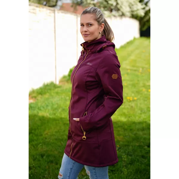  Palton softshell dama ALTISPORT CIARA BURGUNDIA 