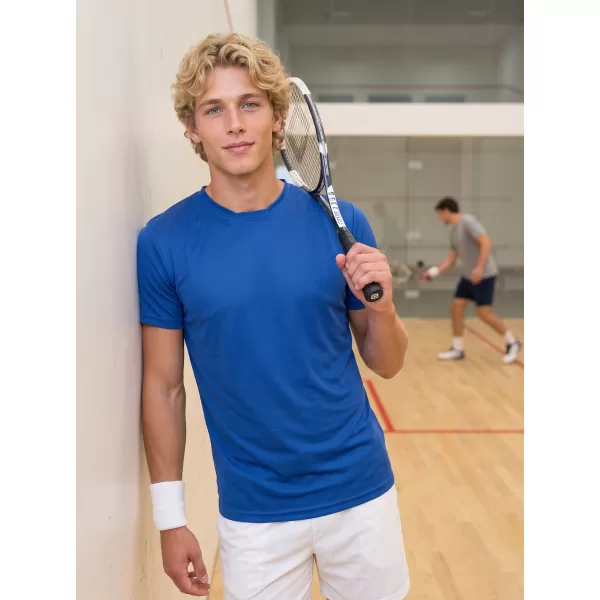  Tricou funcțional pentru bărbați ALTISPORT NoPrint NP/ALM421 ALBASTRU REGAL 