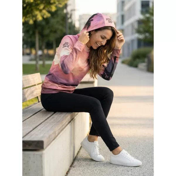  Hanorac funcțional premium pentru femei ALTISPORT VOJ/ALW030MI01 ROZ 