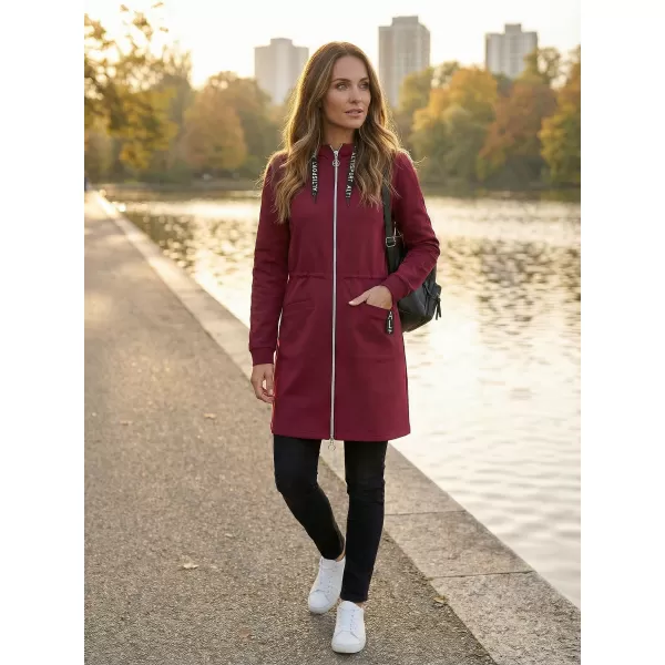  Hanorac de dama ALTISPORT CELIA BURGUNDIA 