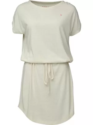 Rochie LOAP BUGATELA CLW2477 ALB