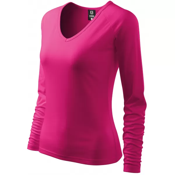  Tricou de damă cu mâneci lungi ALTISPORT NoPrint NP/ALW721 ZMEURĂ 
