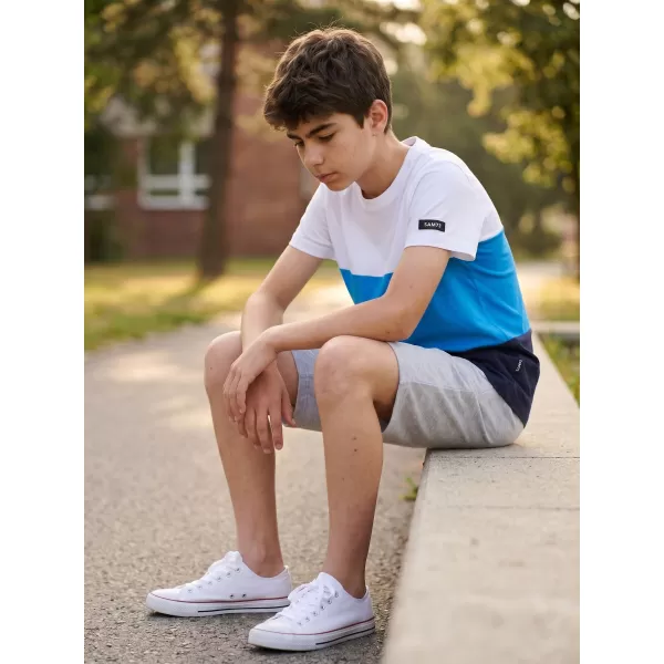  Tricou băieți SAM 73 JABBA KT 520 ALBASTRU STRĂLUCITOR 