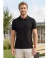 Tricou pentru bărbați cu guler ALTISPORT NoPrint NP/ALM302 NEGRU