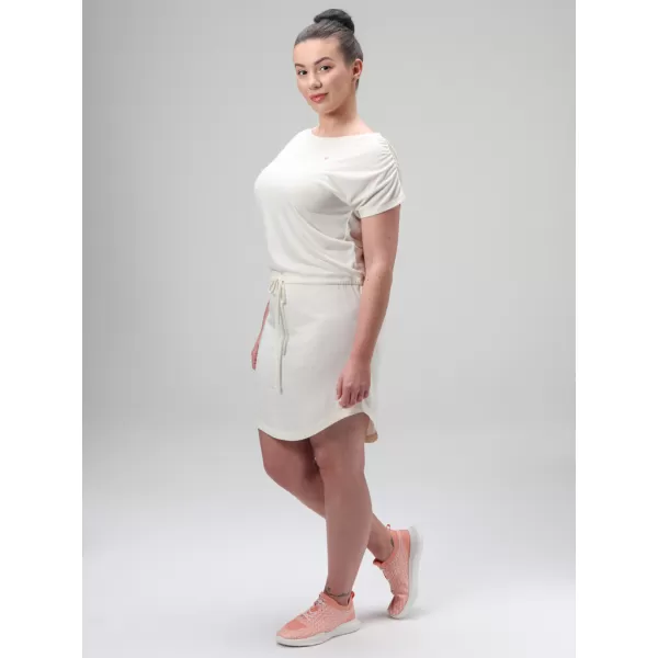  Rochie LOAP BUGATELA CLW2477 ALB 