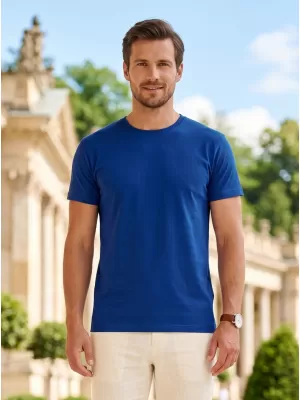 Tricou pentru bărbați ALTISPORT NoPrint NP/ALM921 ALBASTRU REGAL