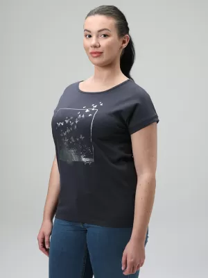 Tricou pentru femei LOAP BAZALA CLW2440 ALBASTRU ÎNCHIS