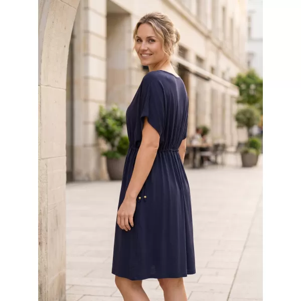  Rochie SAM 73 LEANDRA WZ 856 ALBASTRU ÎNCHIS 