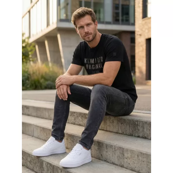  Tricou pentru bărbați KIXMI SALEM NEGRU 