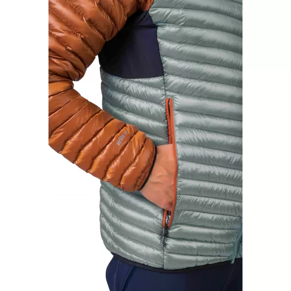  Jachetă pentru bărbați HANNAH MIO HOODY CĂDERE RUGINA/CRIN 