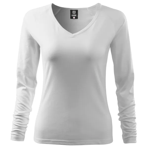  Tricou de damă cu mâneci lungi ALTISPORT NoPrint NP/ALW721 ALB 