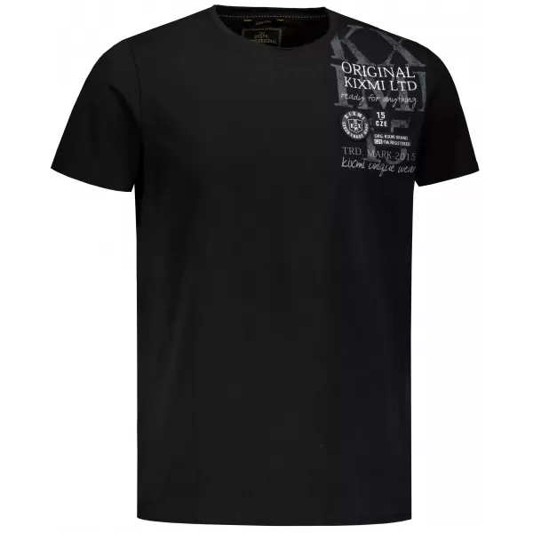  Tricou pentru bărbați KIXMI SEDRICK NEGRU 