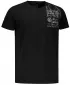 Tricou pentru bărbați KIXMI SEDRICK NEGRU