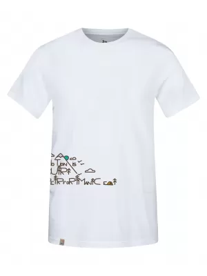 Tricou pentru bărbați HANNAH SKATCH ALB