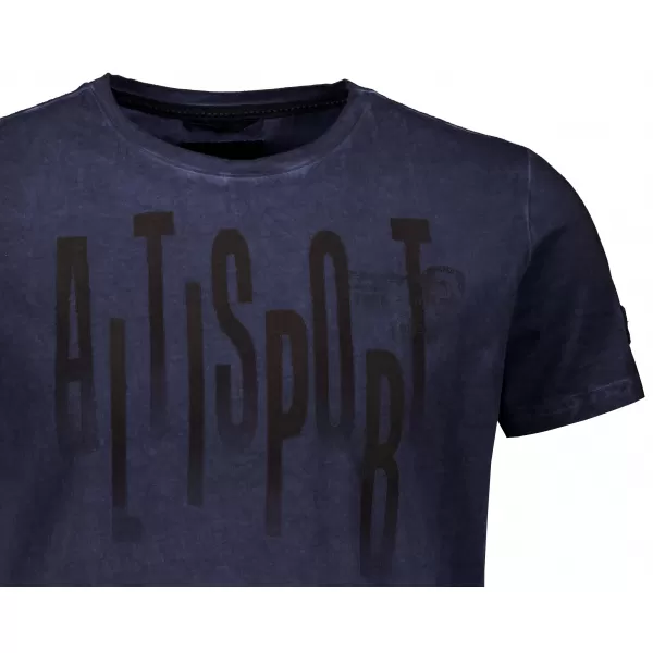  Tricou pentru bărbați ALTISPORT CARLSON ALBASTRU INCHIS 