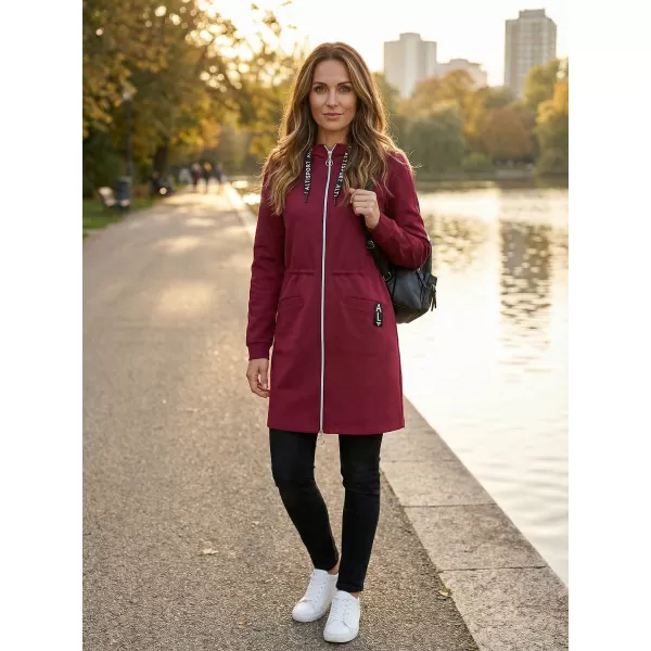  Hanorac de dama ALTISPORT CELIA BURGUNDIA 