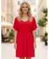 Rochie SAM 73 LEANDRA WZ 856 ROŞU