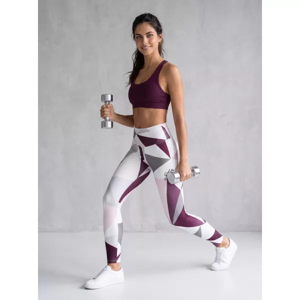  Jambiere lungi premium de damă ALTISPORT VOJ/ALW007LEG01 ALB 