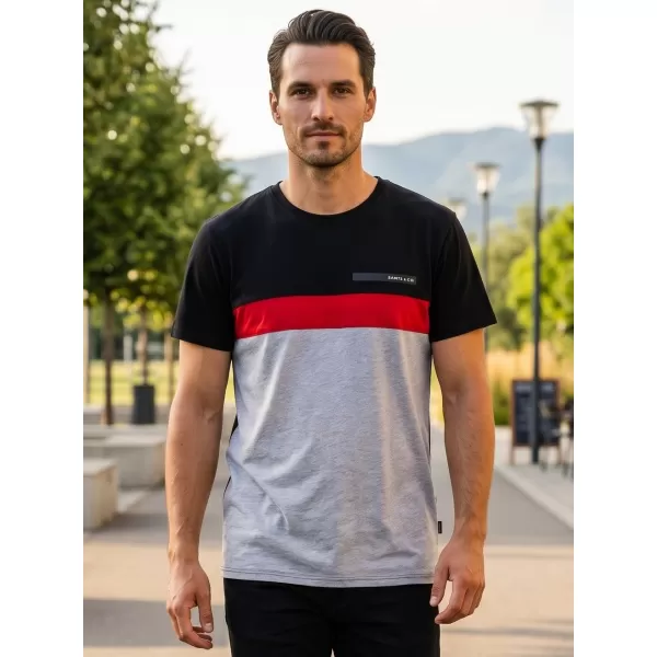 Tricou pentru bărbați SAM 73 ERNESTO MT 840 GRI DESCHIS 
