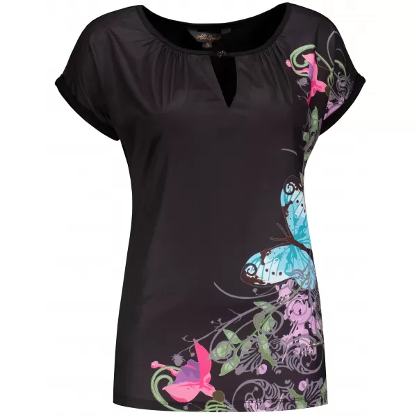  Tricou pentru femei ALTISPORT CARINE NEGRU 