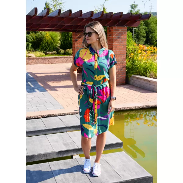  Rochie KIXMI SHANON VERDE 