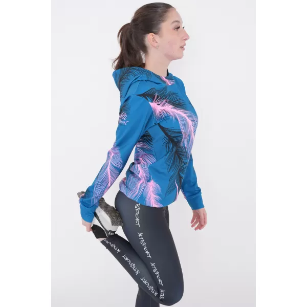  Hanorac funcțional premium pentru femei ALTISPORT VOJ/ALW001MI01 BENZINĂ/ROZ DESCHIS 