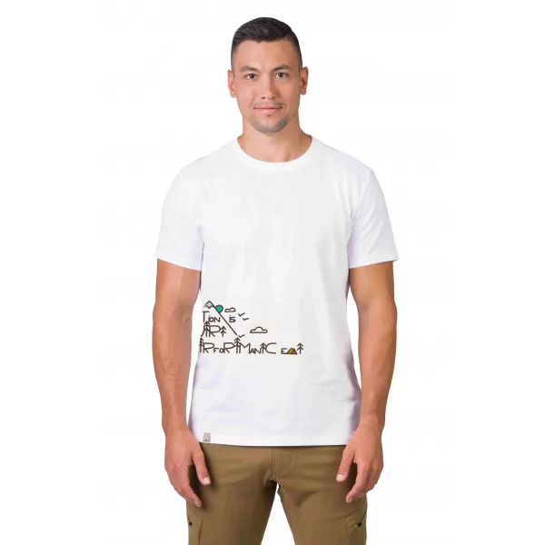  Tricou pentru bărbați HANNAH SKATCH ALB 