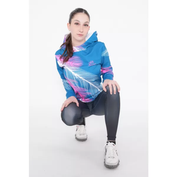  Hanorac funcțional premium pentru femei ALTISPORT VOJ/ALW001MI01 BENZINĂ/ROZ 